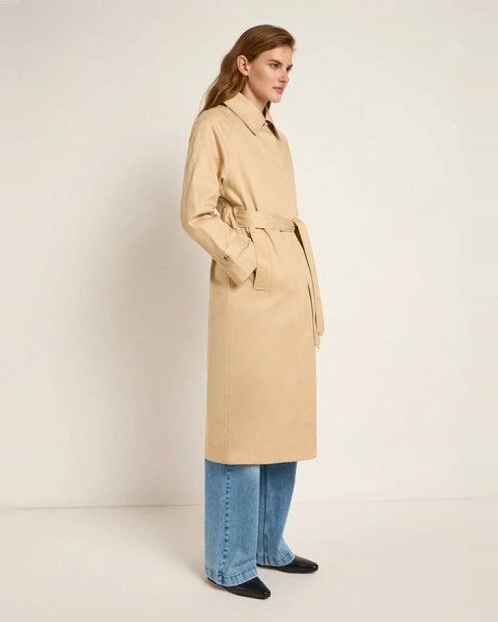 LANIUS Trenchcoat (OCS) aus TENCEL Lyocell und Bio-Baumwolle