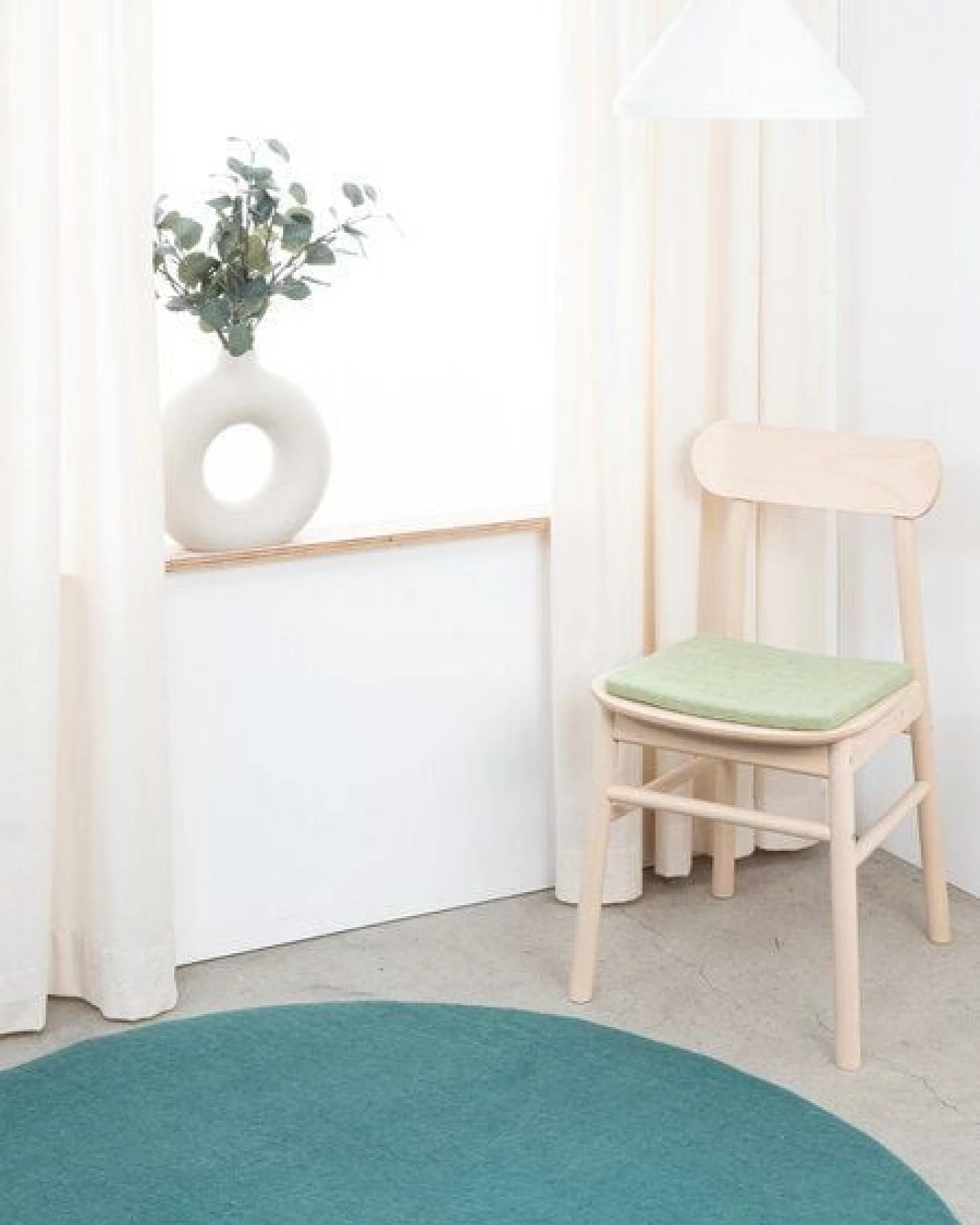myfelt Flachfilz Sitzauflage (⌀ 36 cm, 36 x 36 cm) – Ansicht 4