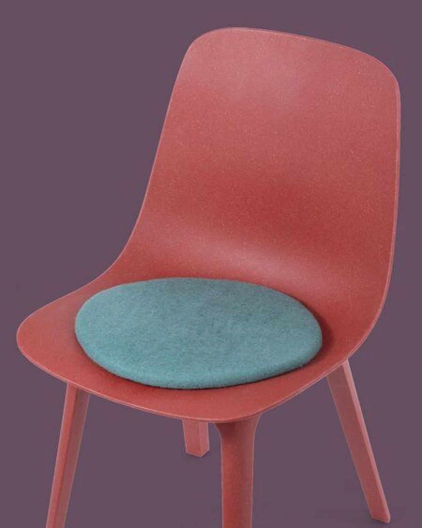 myfelt Flachfilz Sitzauflage (⌀ 36 cm, 36 x 36 cm) – Ansicht 4