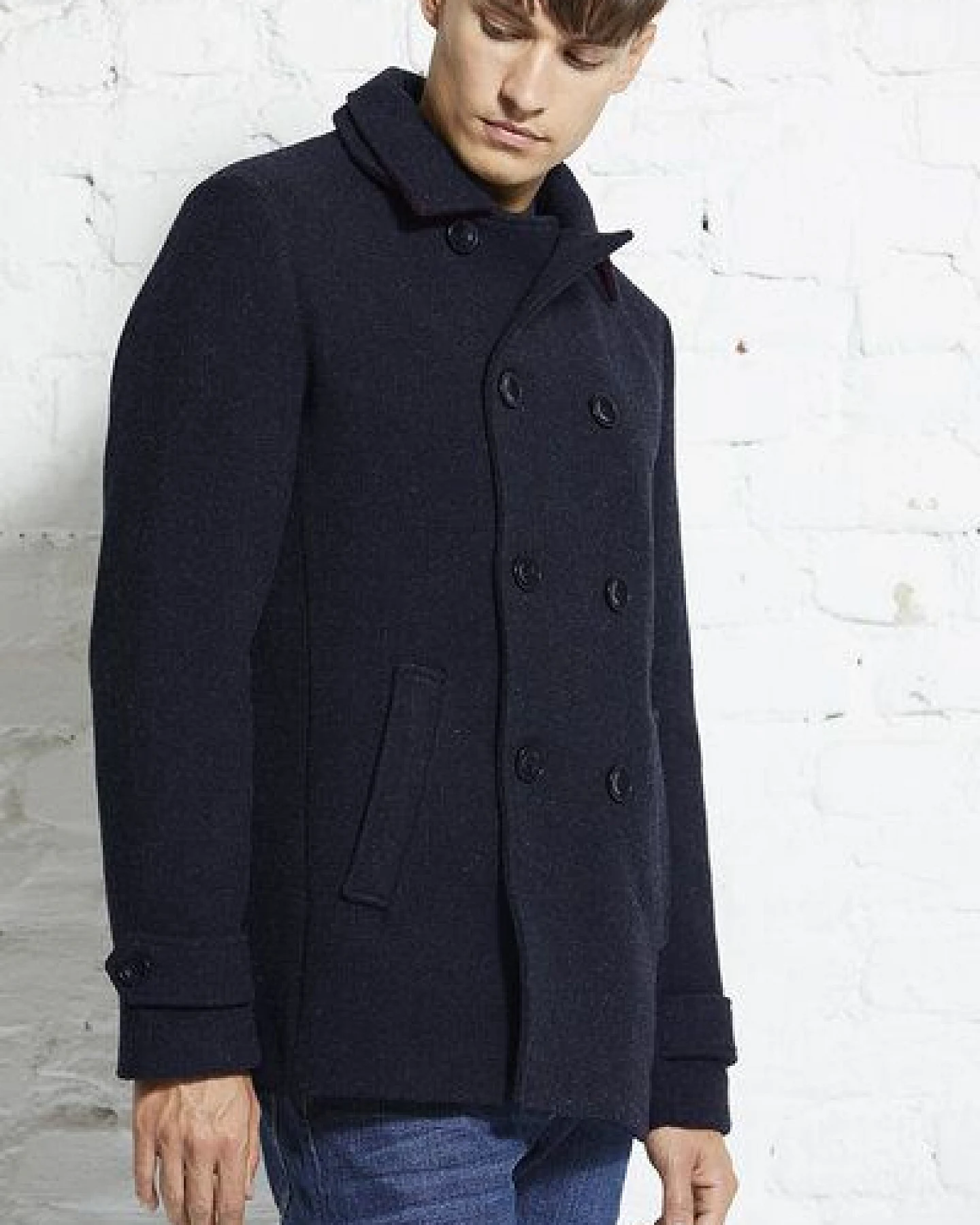 Wunderwerk Herren Cabanjacke aus 100% Schurwolle mit TENCEL "Caban jacket heavy wool" – Ansicht 3