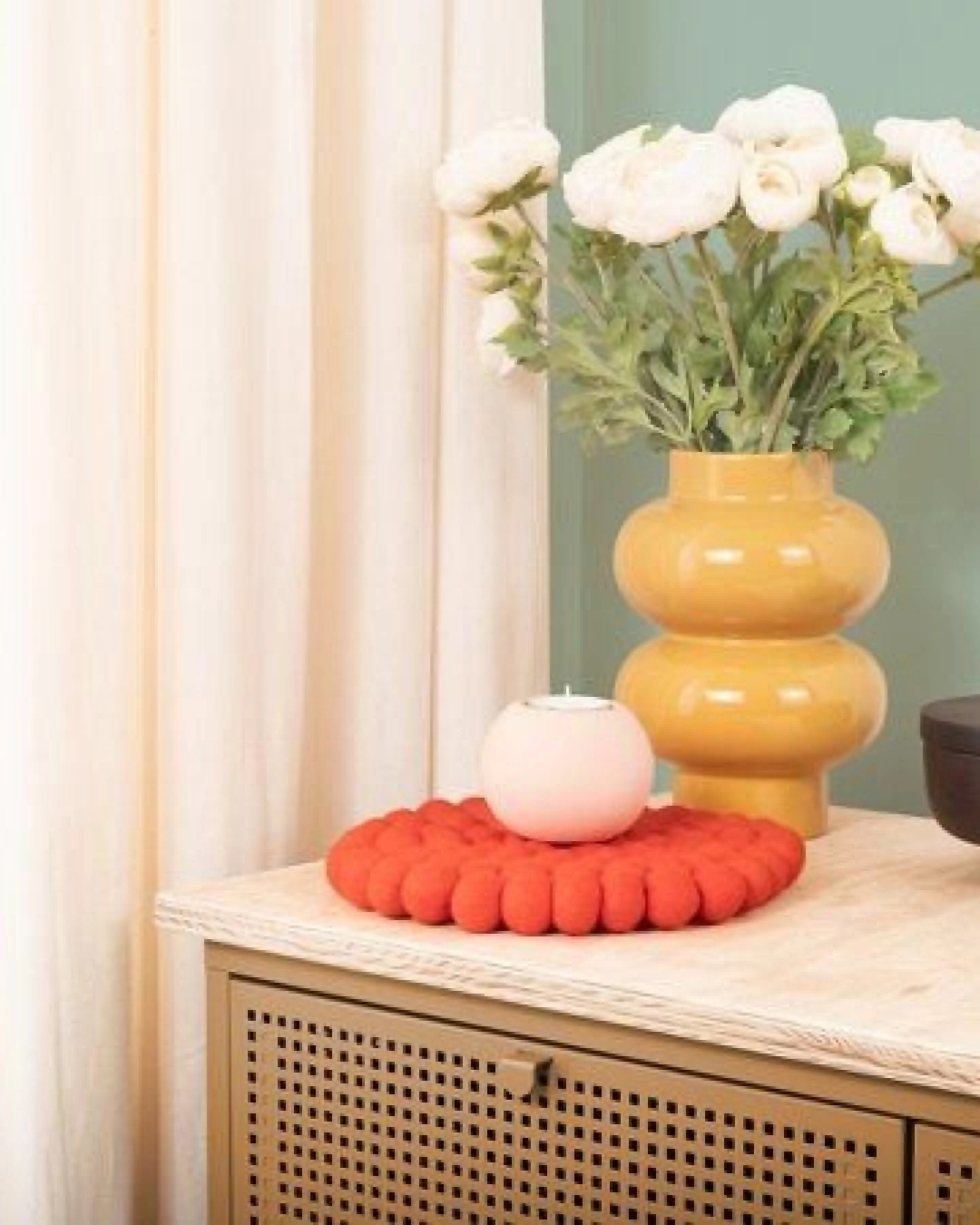 myfelt Filzkugel Topfuntersetzer (⌀ 20 cm) – Ansicht 4