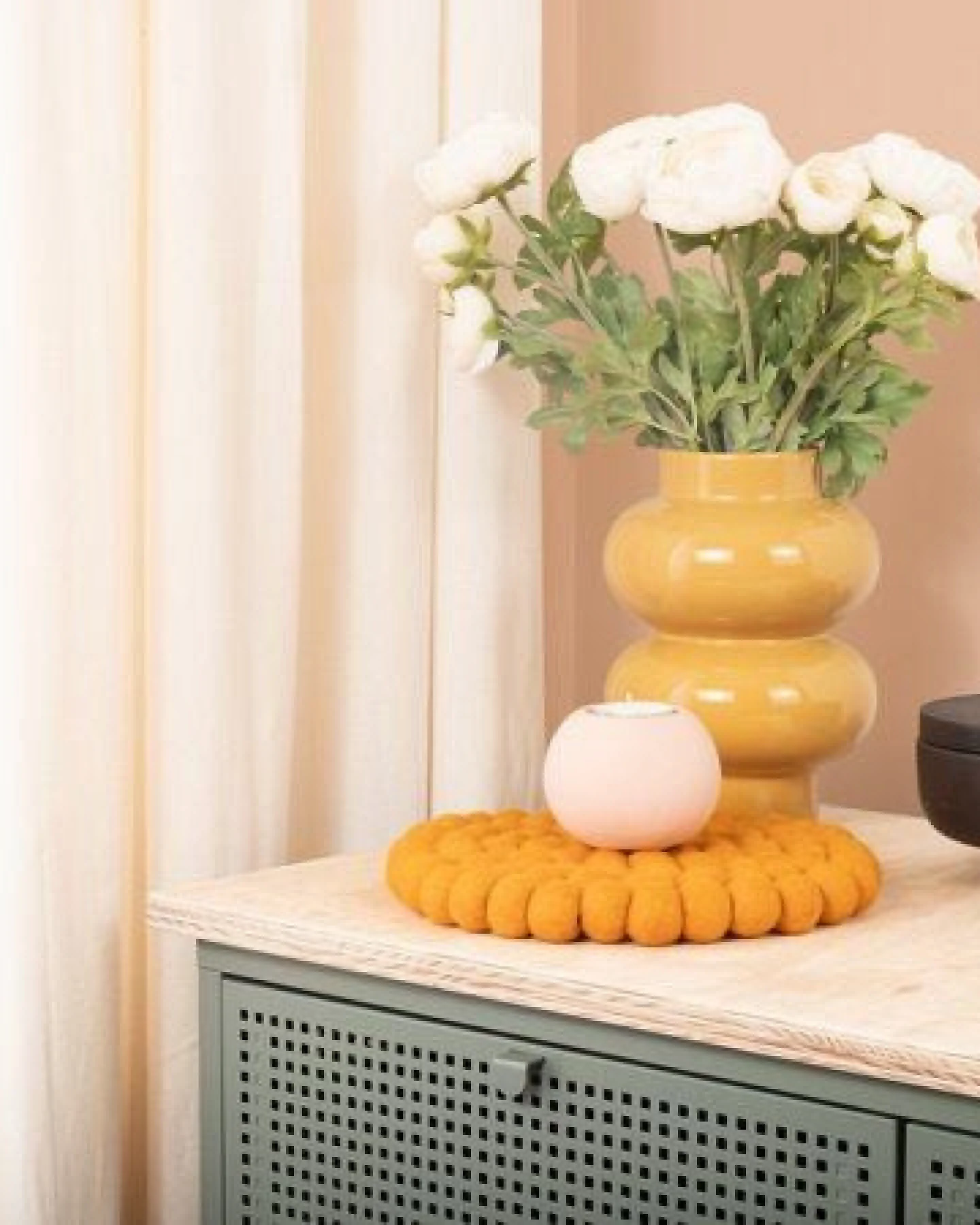 myfelt Filzkugel Topfuntersetzer (⌀ 20 cm) – Ansicht 3