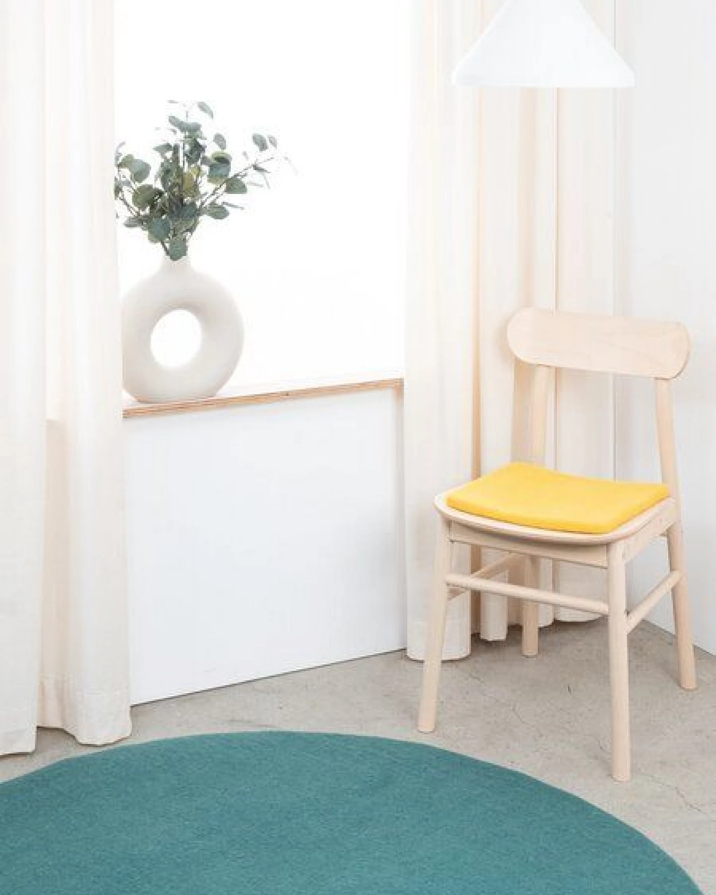 myfelt Flachfilz Sitzauflage (⌀ 36 cm, 36 x 36 cm) – Ansicht 3