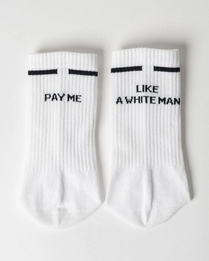 arrel Pay me like a white man - Statement Socken