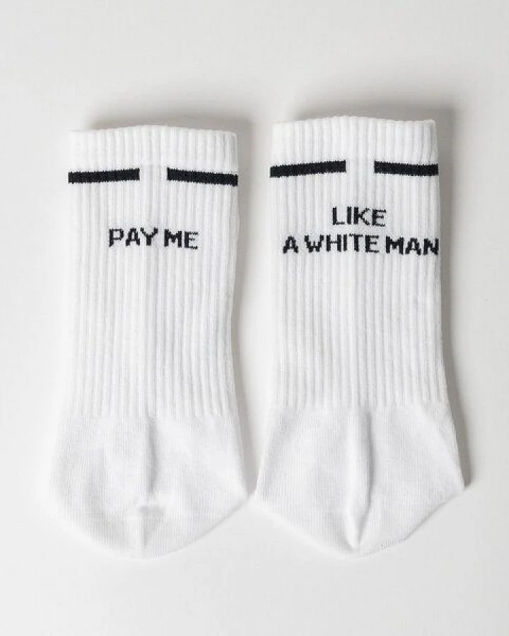 arrel Pay me like a white man - Statement Socken