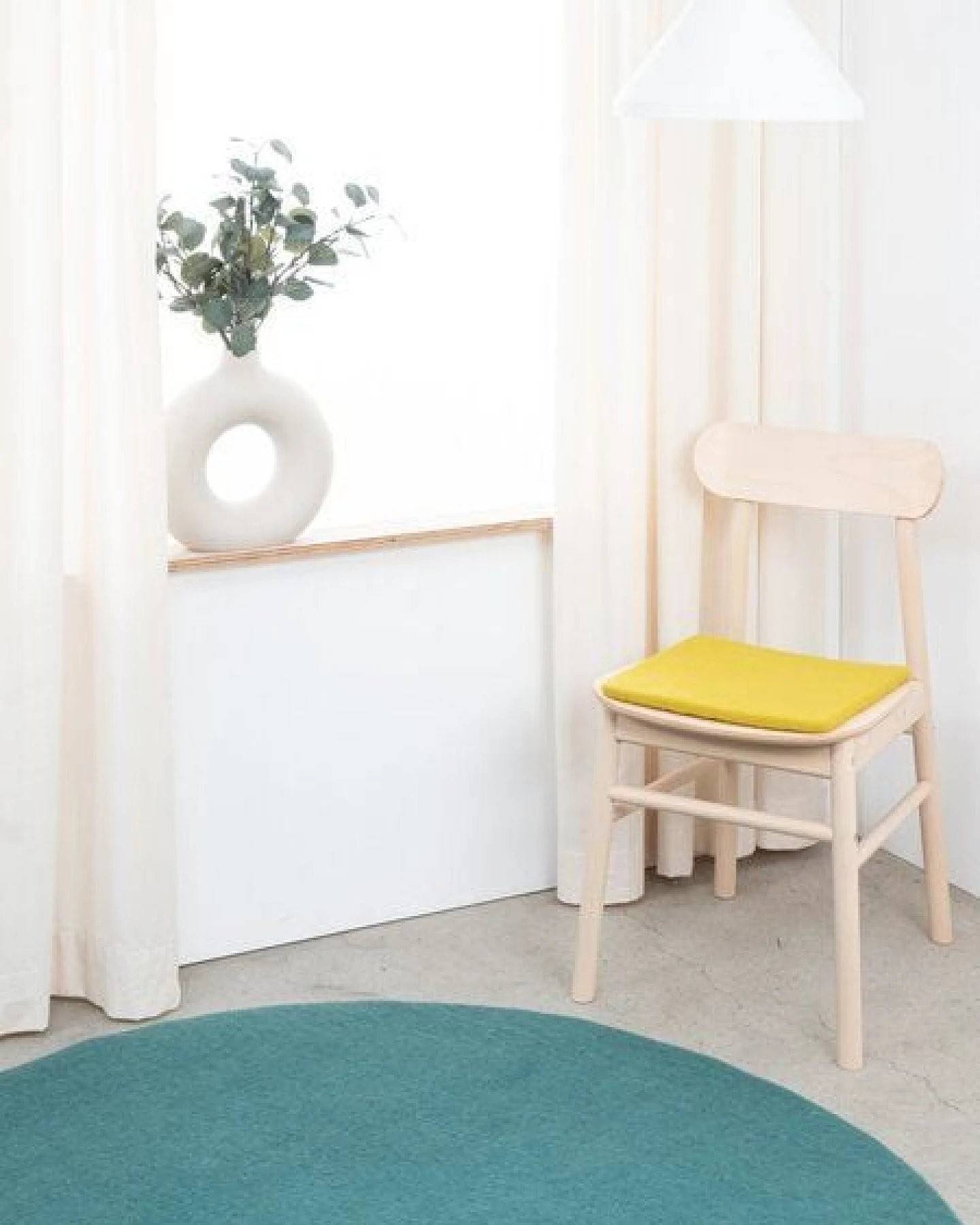 myfelt Flachfilz Sitzauflage (⌀ 36 cm, 36 x 36 cm) – Ansicht 4