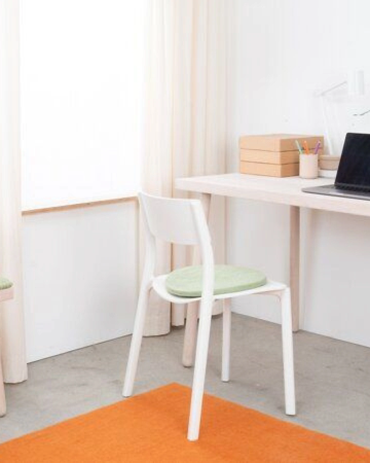 myfelt Flachfilz Sitzauflage (⌀ 36 cm, 36 x 36 cm) – Ansicht 3