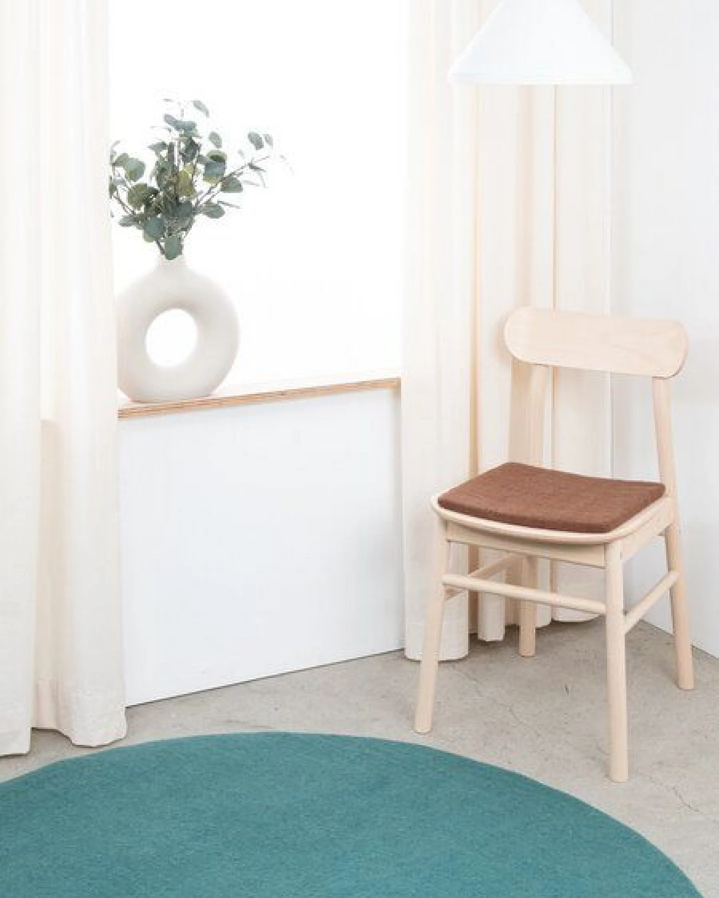 myfelt Flachfilz Sitzauflage (⌀ 36 cm, 36 x 36 cm) – Ansicht 3