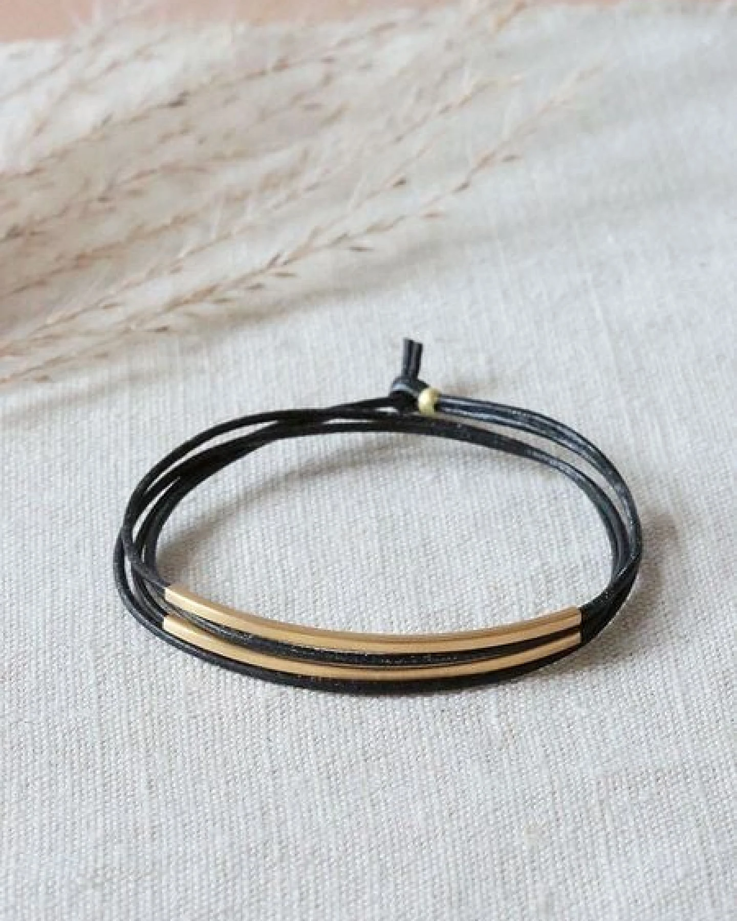 pikfine Tube Armband “Tingval” // vergoldet – Ansicht 2