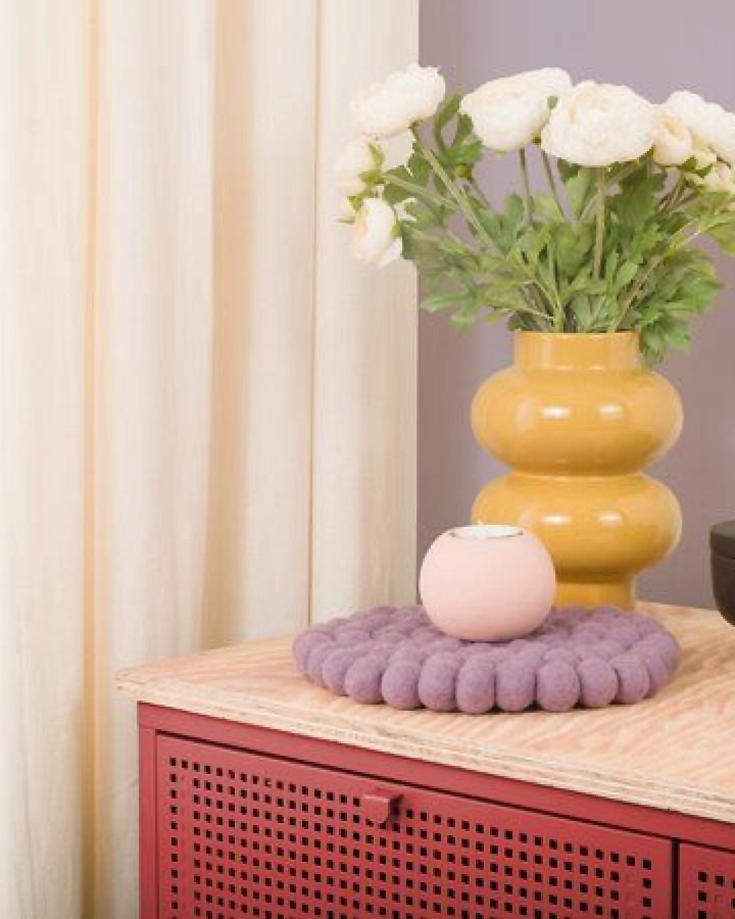 myfelt Filzkugel Topfuntersetzer (⌀ 20 cm) – Ansicht 3