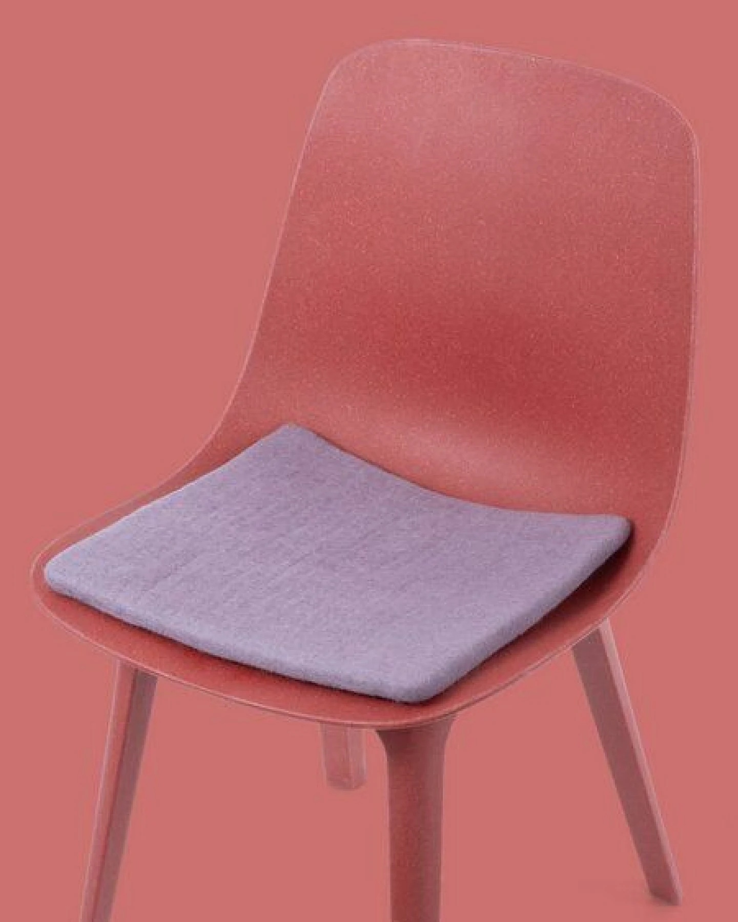 myfelt Flachfilz Sitzauflage (⌀ 36 cm, 36 x 36 cm) – Ansicht 2