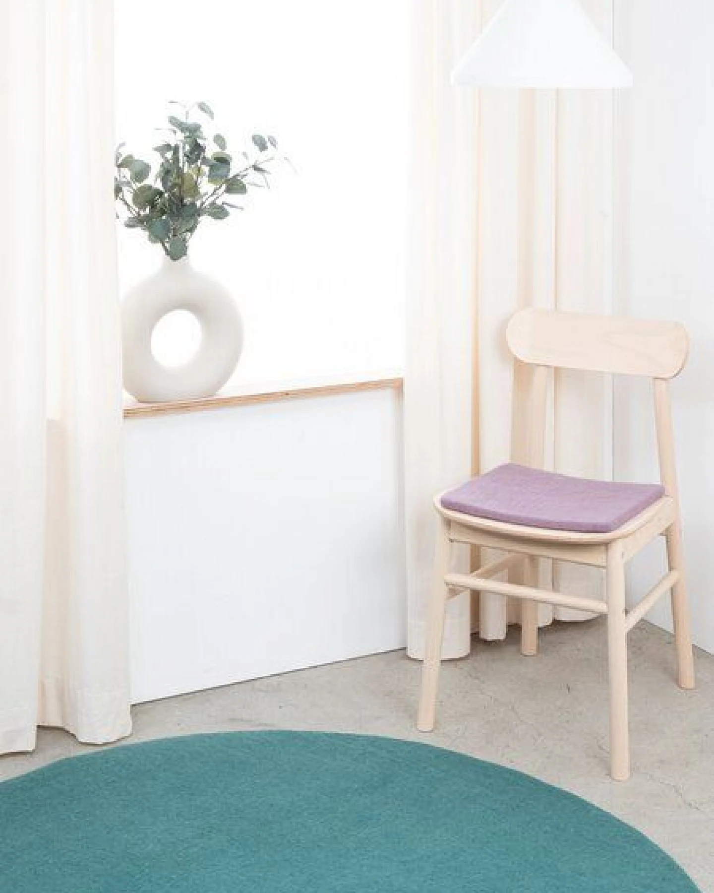 myfelt Flachfilz Sitzauflage (⌀ 36 cm, 36 x 36 cm) – Ansicht 4