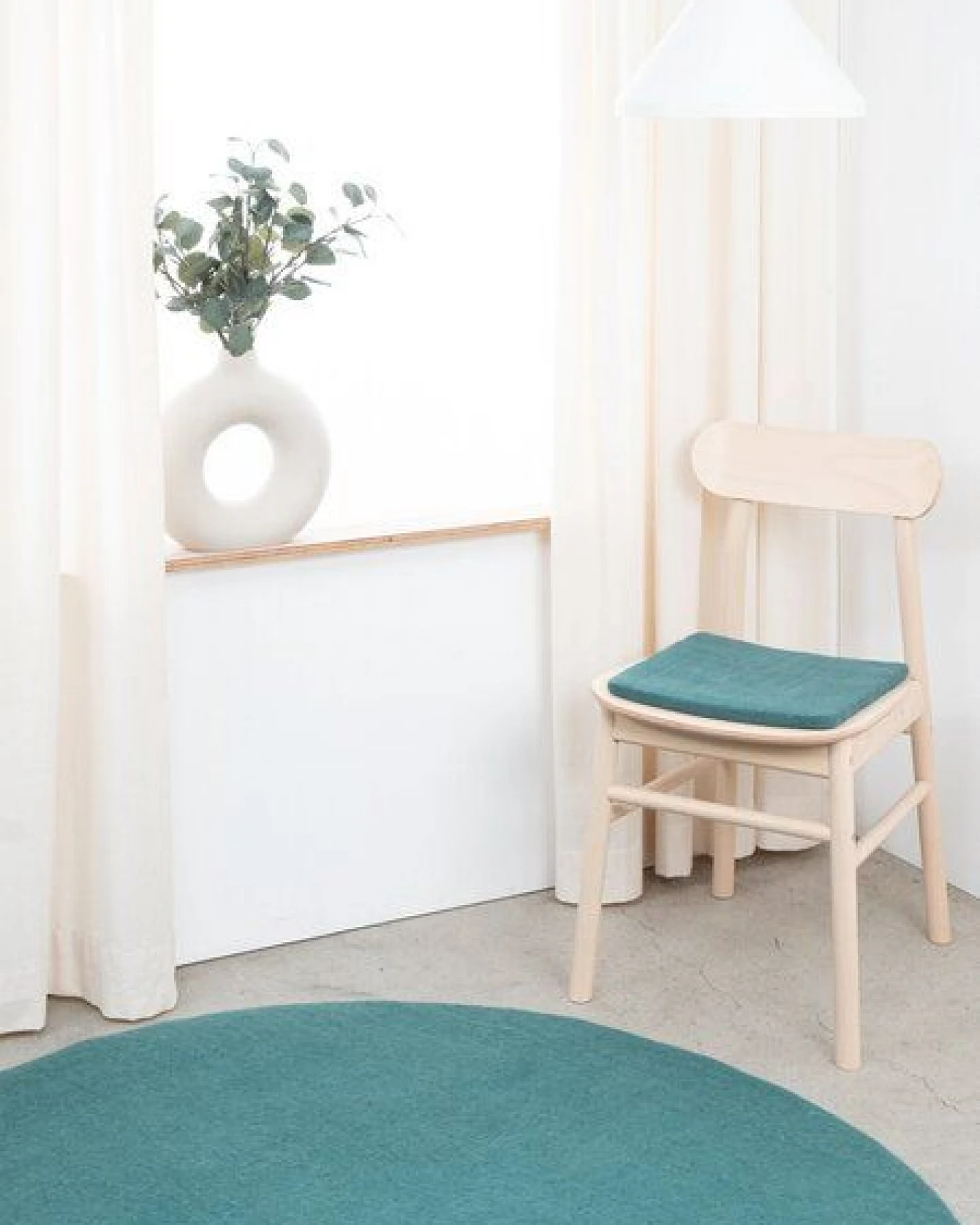 myfelt Flachfilz Sitzauflage (⌀ 36 cm, 36 x 36 cm) – Ansicht 4
