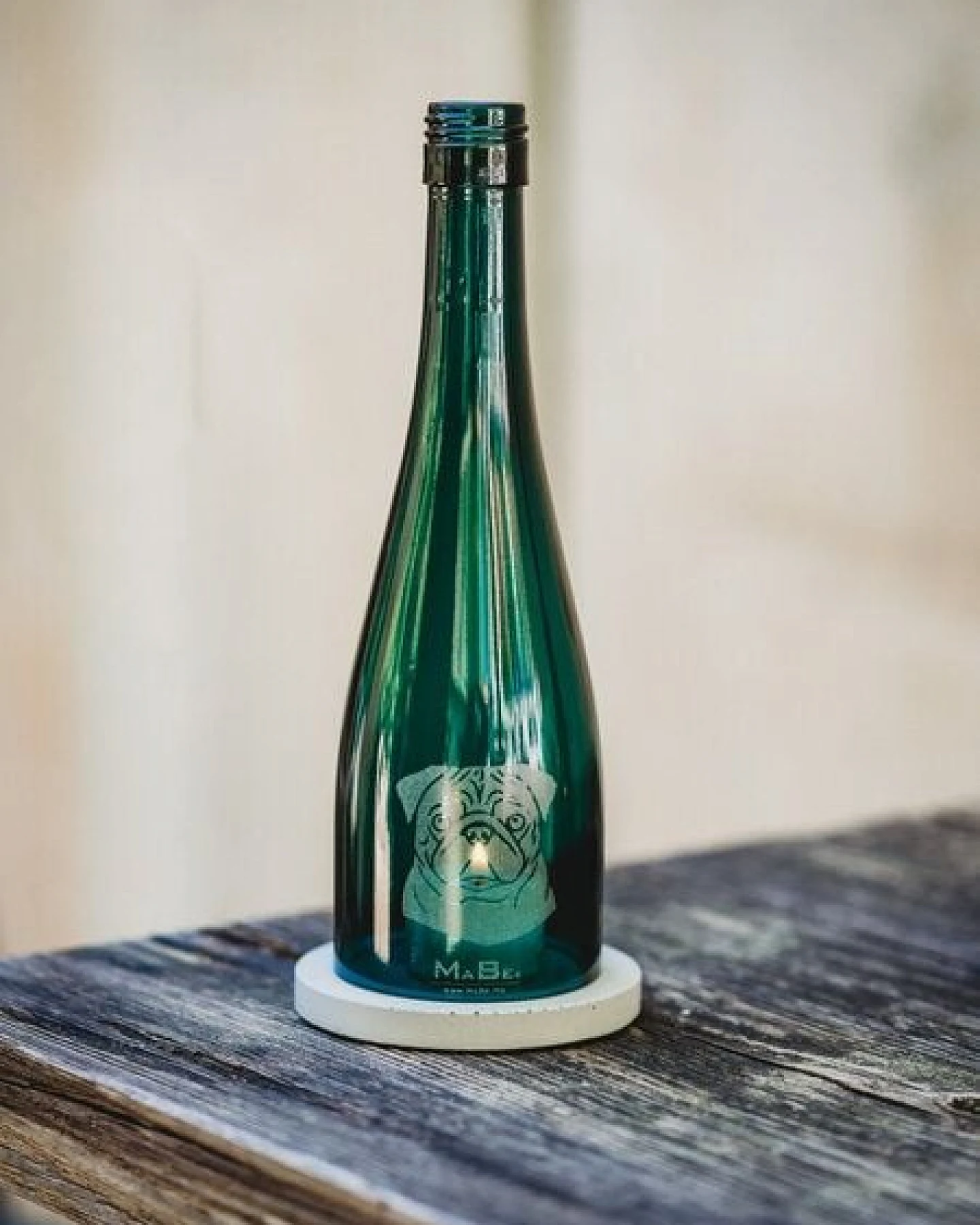 MaBe Der MOPS - klein, rund, und voller Liebe - witziges und nachhaltiges Upcycling aus der leeren Flasche – Ansicht 3
