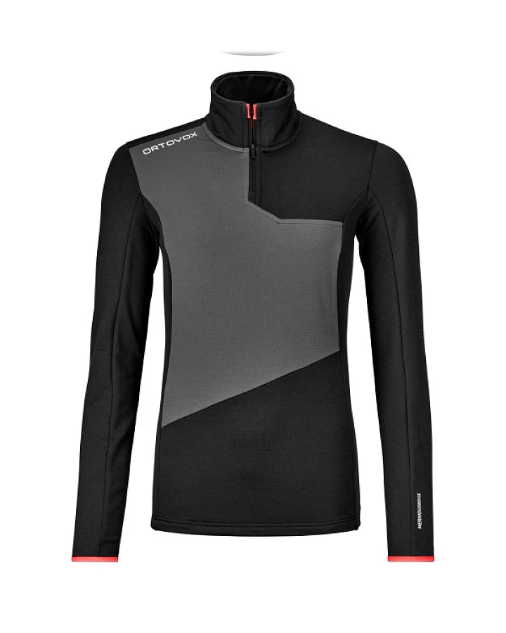Ortovox - Women's Fleece Light Zip Neck - Fleecepullover Gr XS schwarz