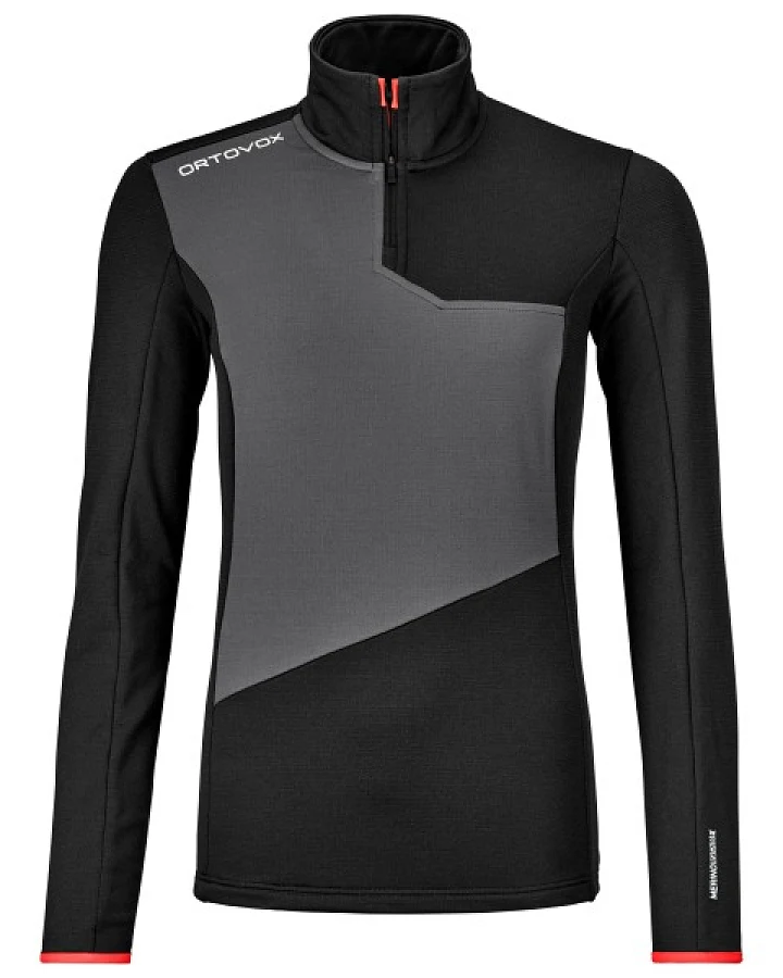 Ortovox - Women's Fleece Light Zip Neck - Fleecepullover Gr XS schwarz