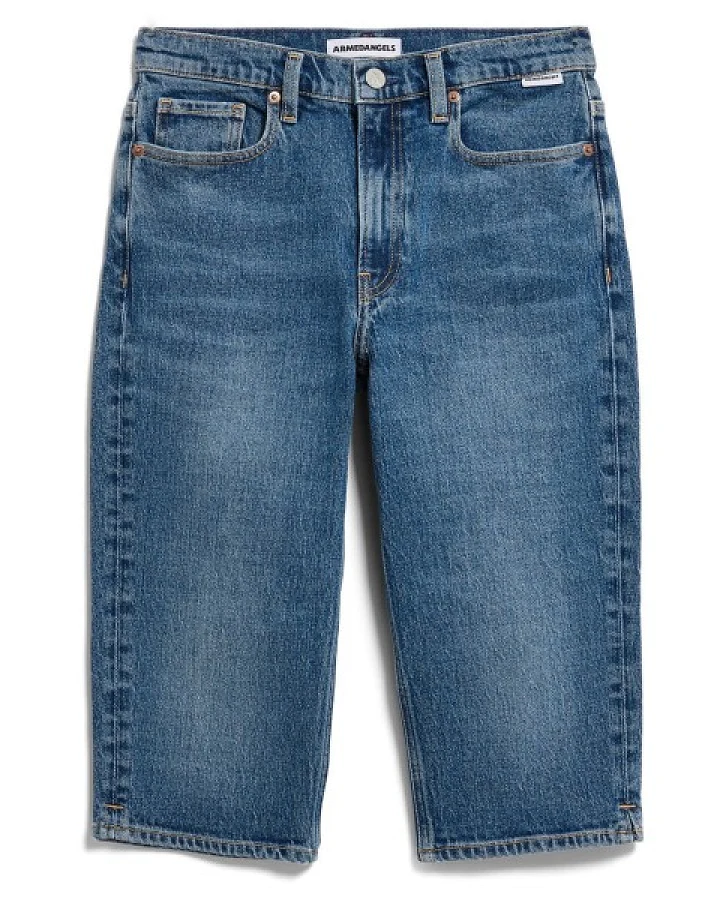 ARMEDANGELS - Women's Carenaa Capri Jeans - Shorts Gr 36⁠-38 blau