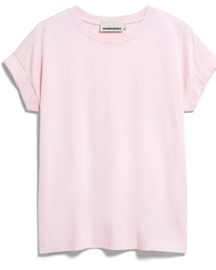 ARMEDANGELS - Women's Idaa Logo - T-Shirt Gr XS rosa