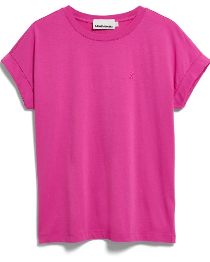 ARMEDANGELS - Women's Idaa Logo - T-Shirt Gr XS rosa