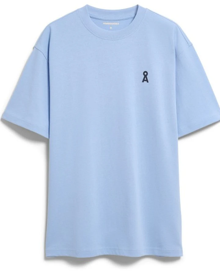 ARMEDANGELS - Maarkos No Plastic - T-Shirt Gr S blau