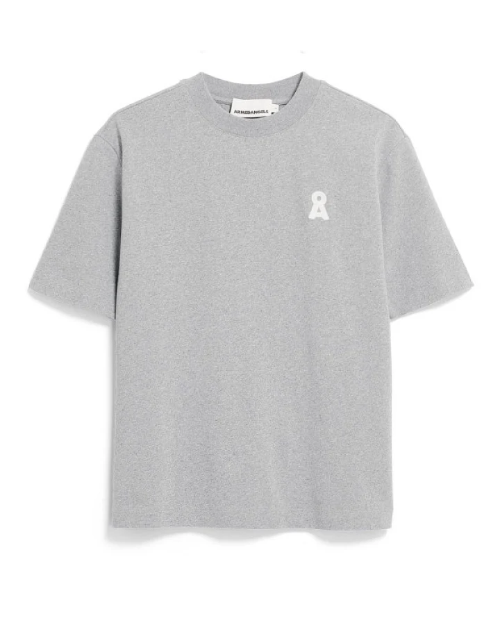 ARMEDANGELS - Women's Tarjaa Å Embro - T-Shirt Gr L grau