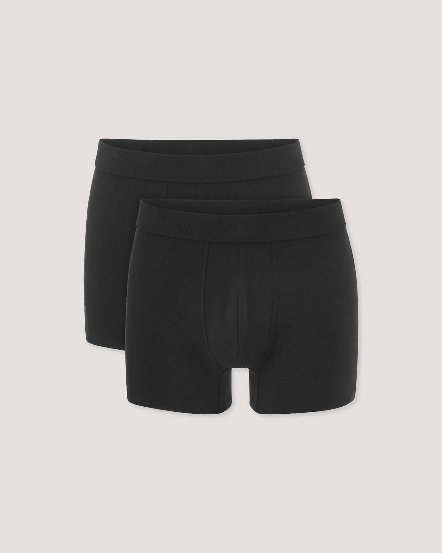 hessnatur Herren Pants Regular Cut im 2er-Pack PURE NATURE aus Bio-Baumwolle - schwarz - Größe 8 = XXL – Ansicht 4