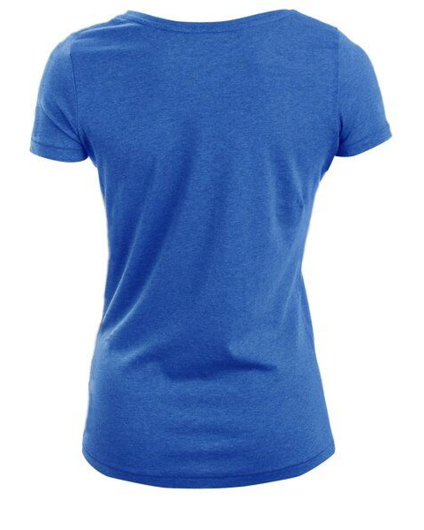 glore Basics Basic T-Shirt mit weitem U-Ausschnitt - Sissi meliert - aus Bio-Baumwolle – Ansicht 2