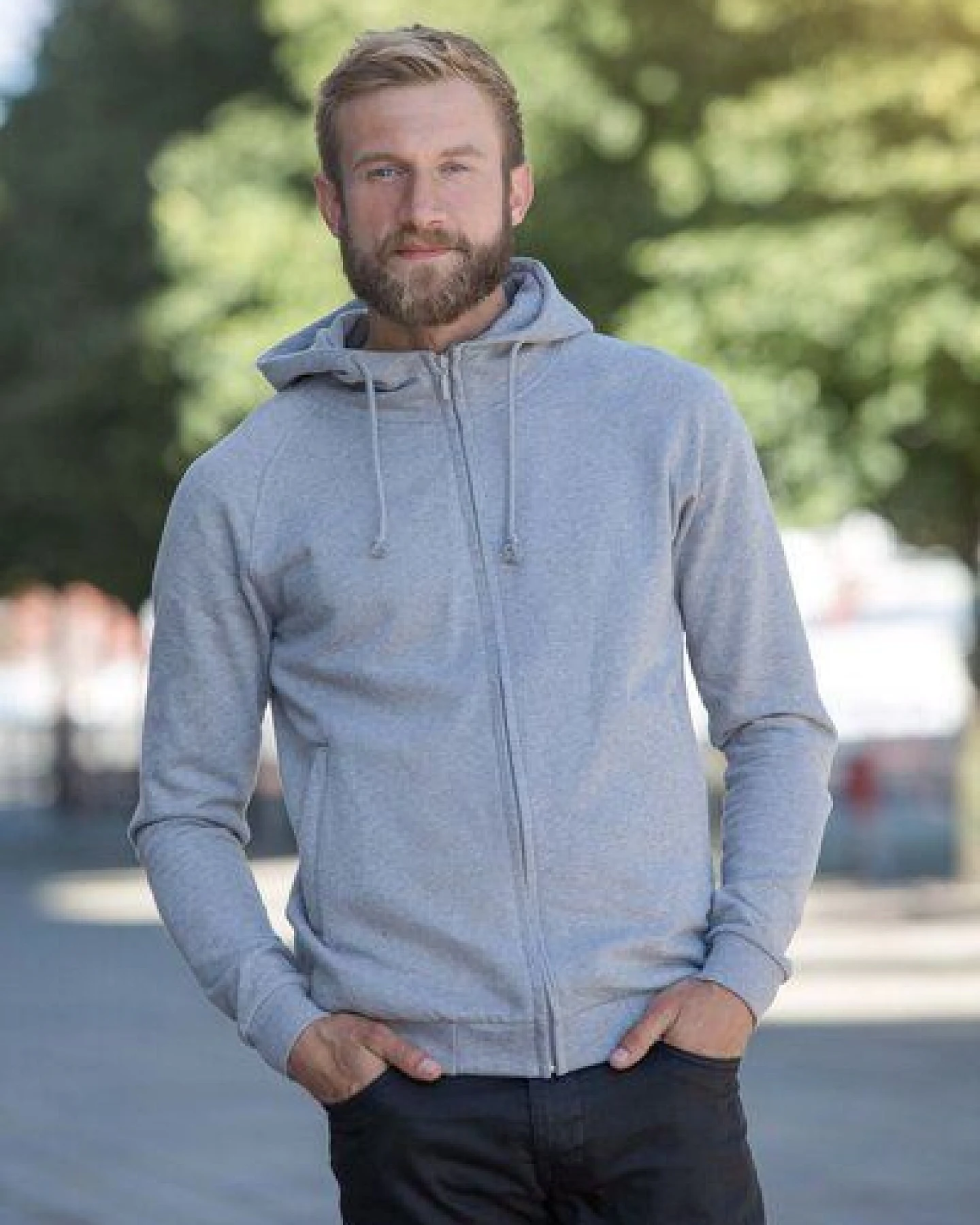 Neutral® Herren Unisex College Hoodie Hoody Kapuzenpullover Kapuzenpulli – Ansicht 2