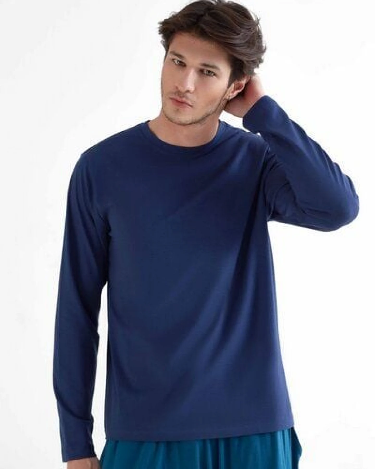 True North Herren Langarmshirt aus Bio-Baumwolle Rundhalsausschnitt T-Shirt 2110 – Ansicht 3