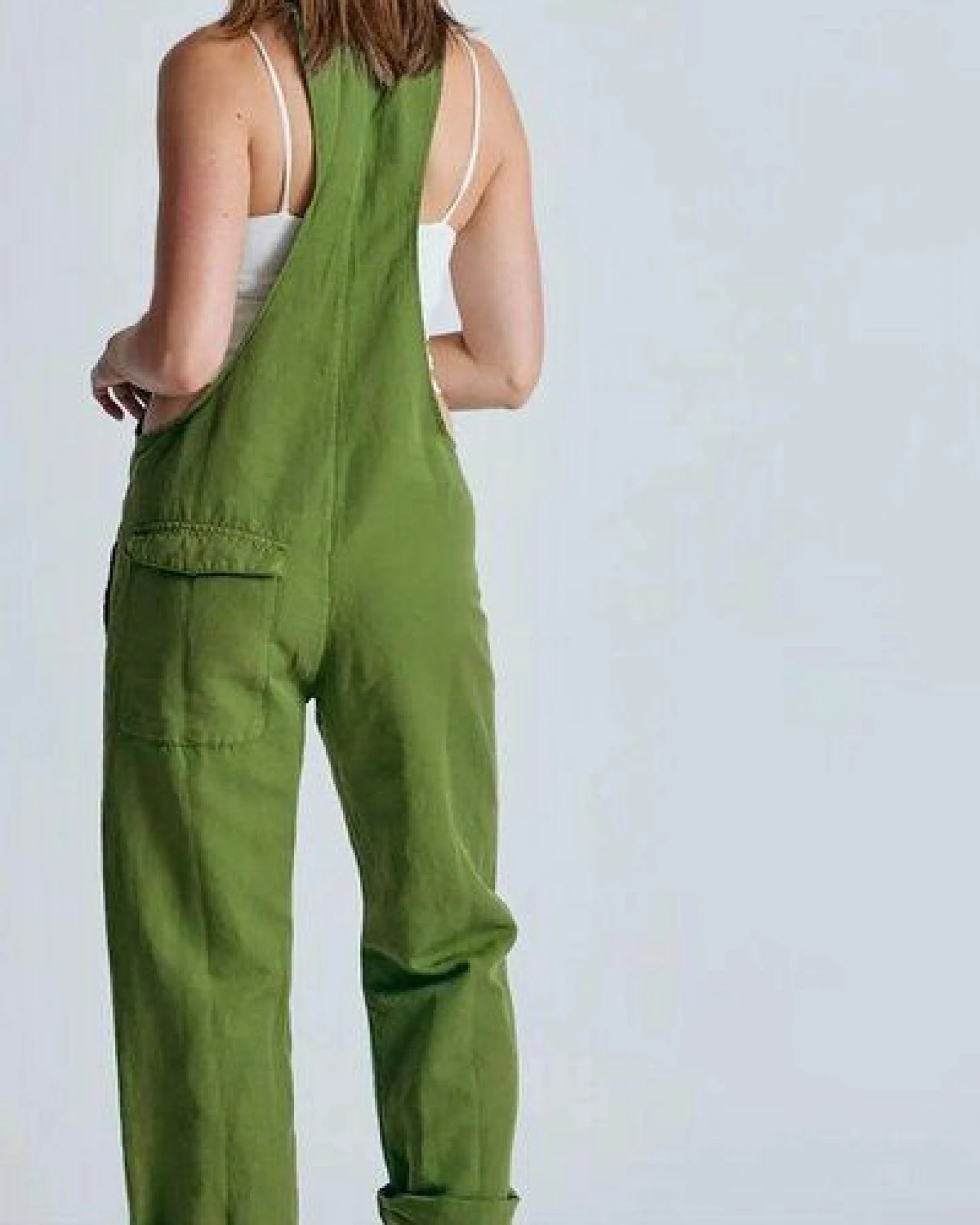 Flax and Loom Leinen Latzhose Mary Lou – Ansicht 3
