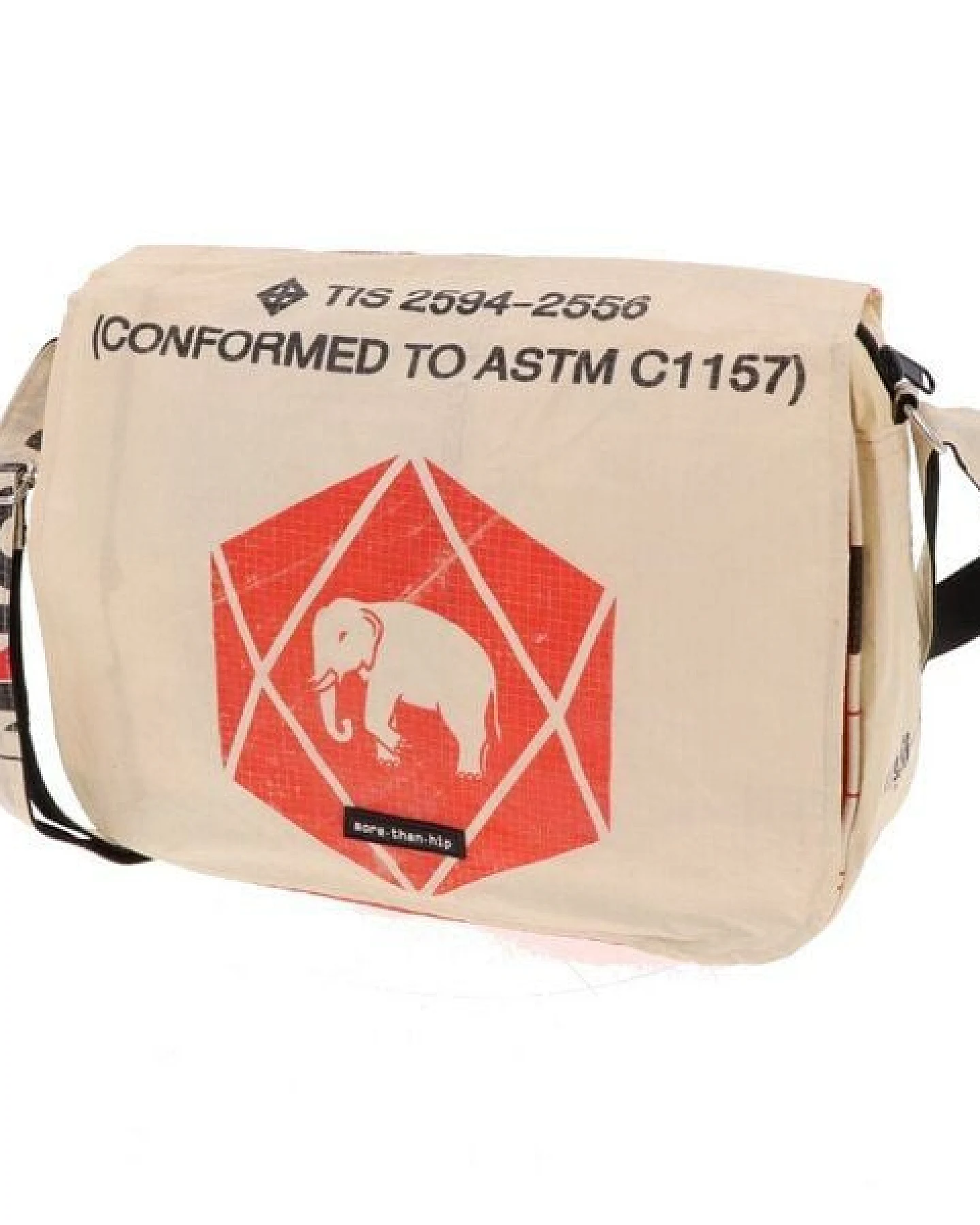 MoreThanHip Handtasche aus recycelten Zement- oder Tierfuttersäcken Qinisa – Ansicht 4