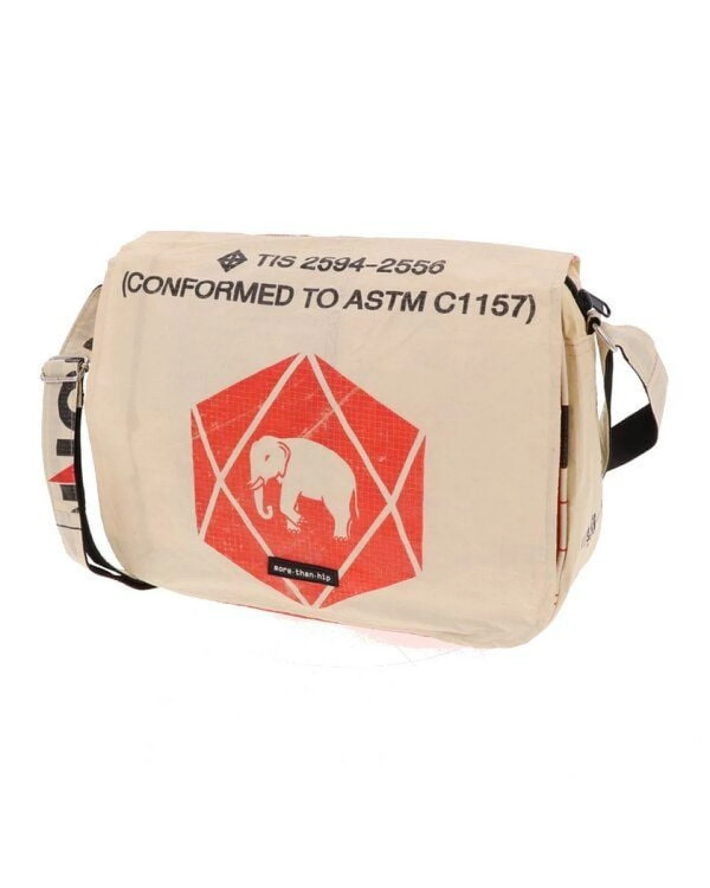 MoreThanHip Handtasche aus recycelten Zement- oder Tierfuttersäcken Qinisa – Ansicht 4
