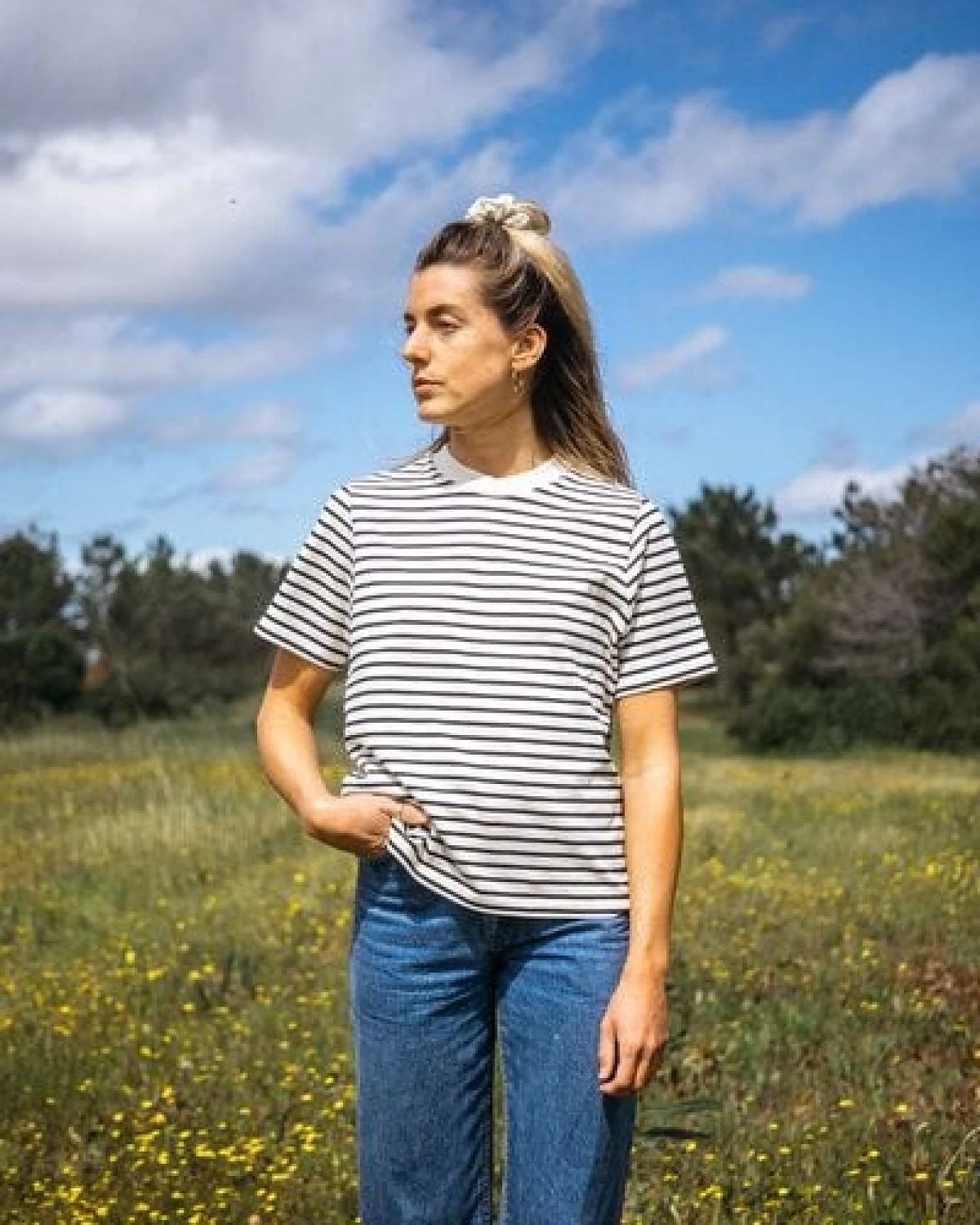 JONNA – Heavy T-Shirt (Damen) aus 100% Bio-Baumwolle (GOTS) von SALZWASSER – Ansicht 4