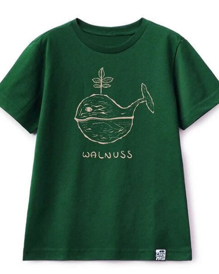 GARY MASH Kinder T-Shirt Walnuss aus Bio-Baumwolle