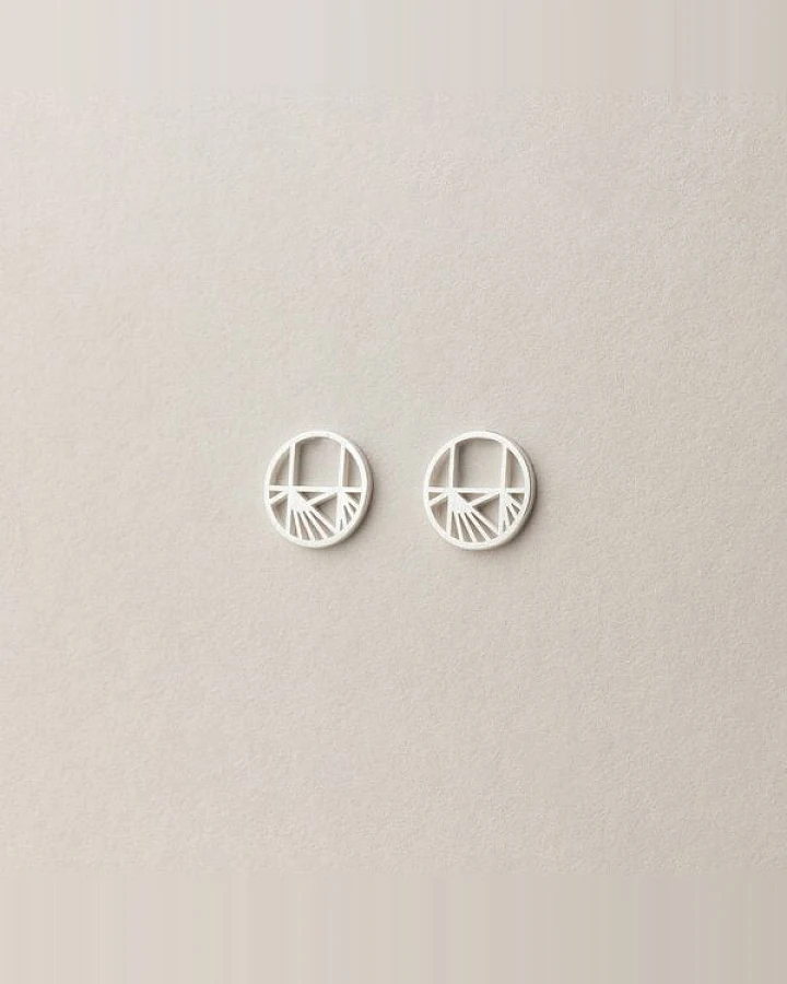 ChristinaPauls Slow jewellery Ohrstecker Aino, Mini in Silber und Gold