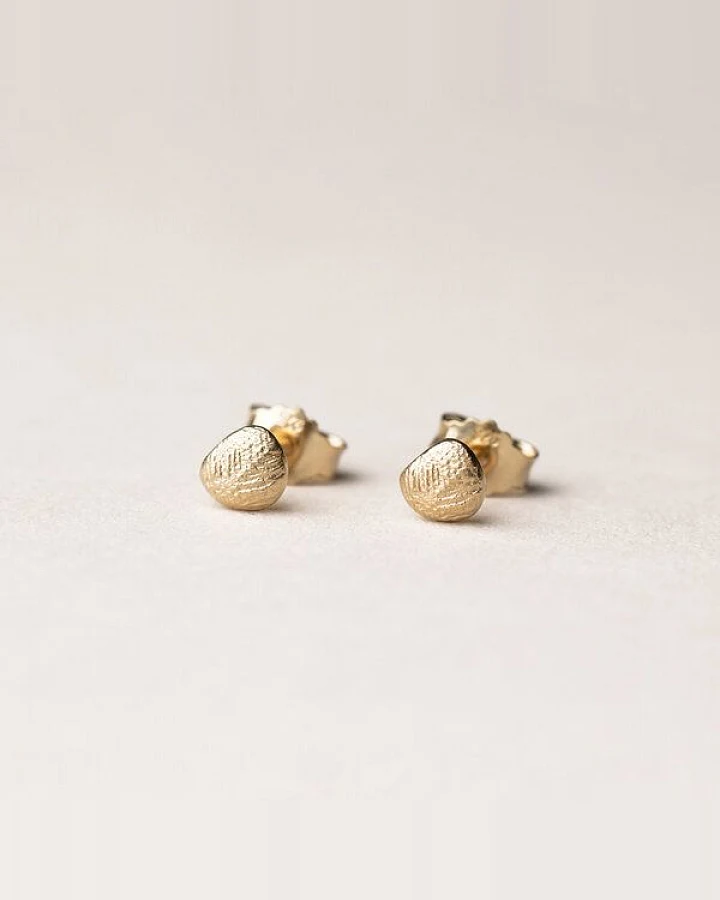 ChristinaPauls Slow jewellery Amia Ohrstecker, rund in Gold oder Rosegold