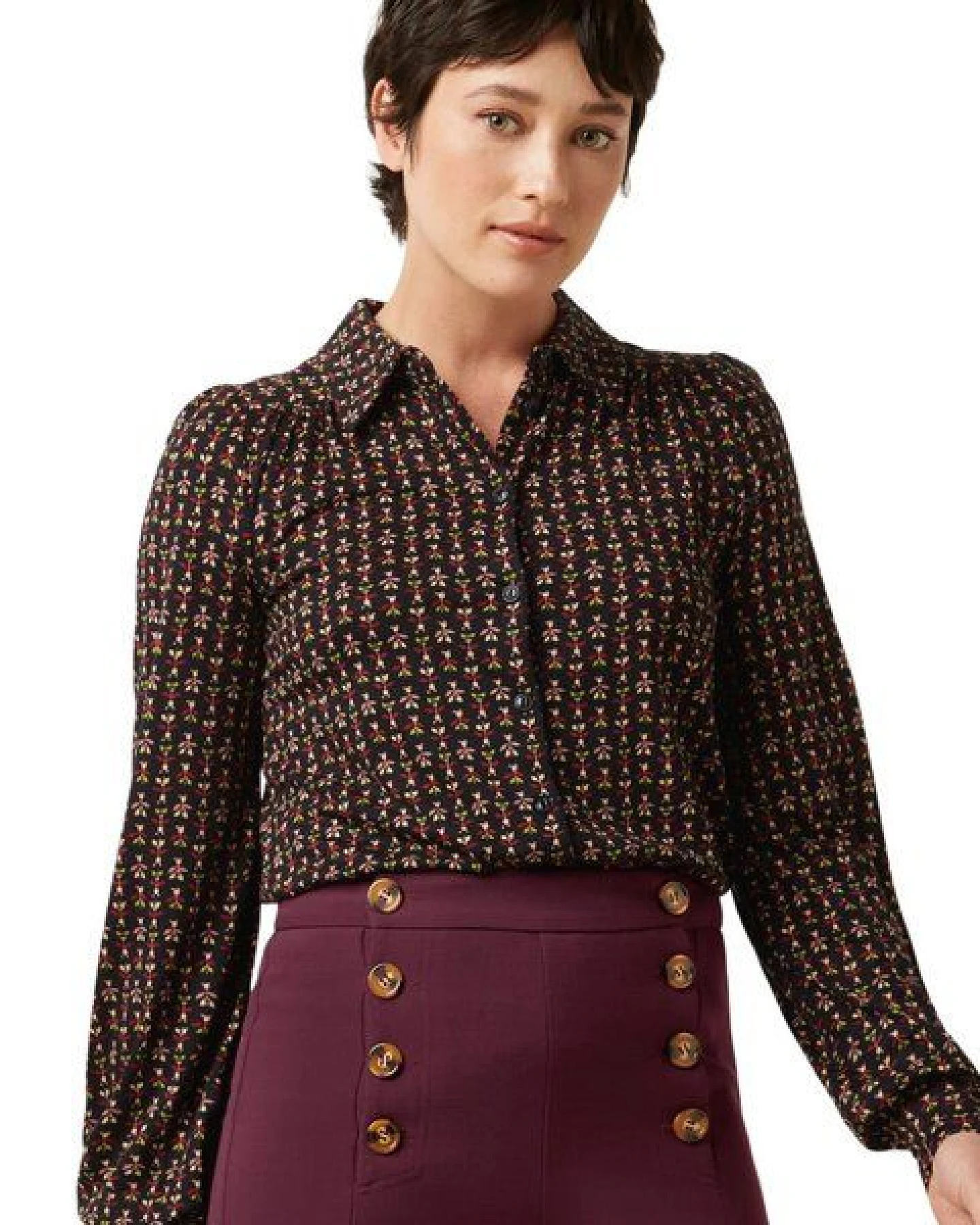King Louie Bluse Carina mit Strechkomfort – Ansicht 2