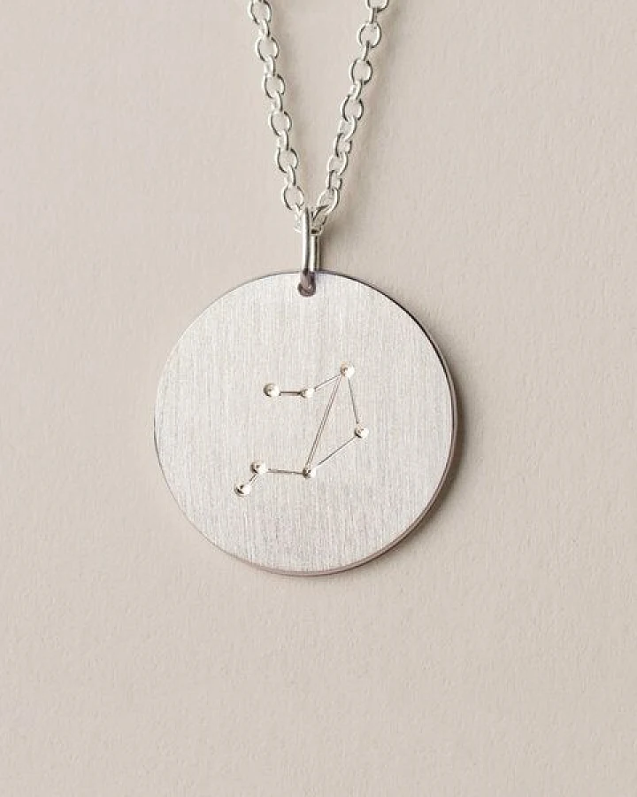 ChristinaPauls Slow jewellery Sternzeichen Anhänger Waage in Silber, Gold, Rosegold und Schwarz
