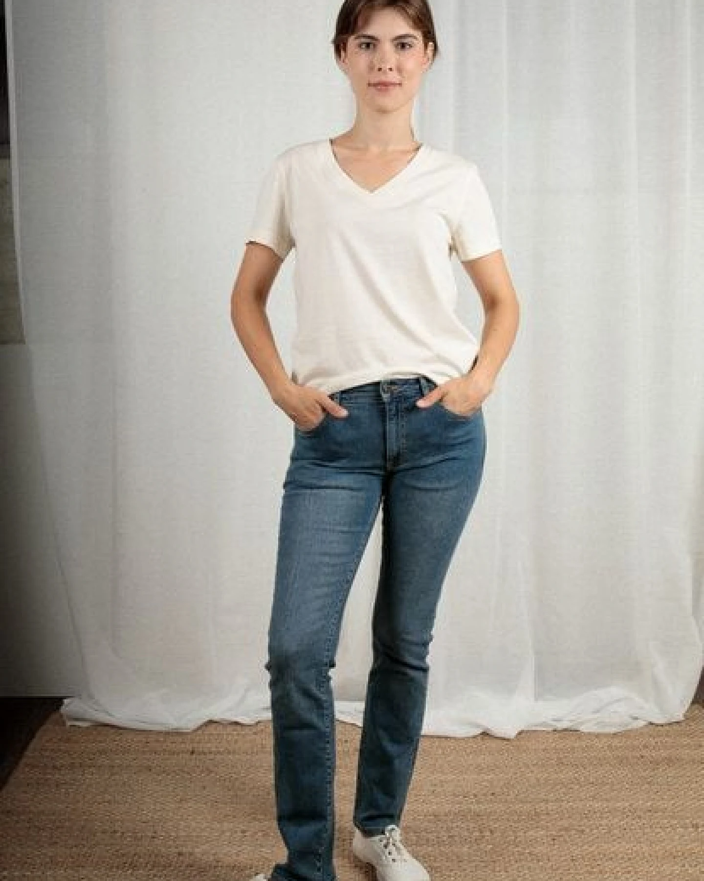 TORLAND Damen T-Shirt mit V- Ausschnitt ISLA – Ansicht 3