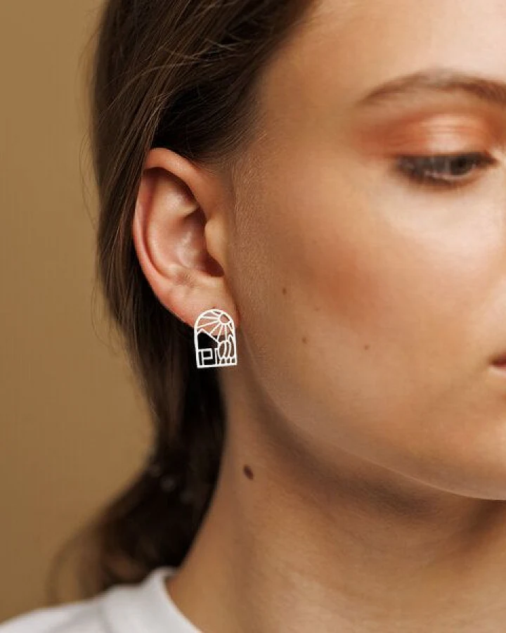 ChristinaPauls Slow jewellery Mini Ohrstecker Canela in Silber oder Gold