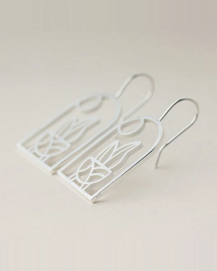 ChristinaPauls Slow jewellery Ohrhänger Planta in Silber oder Gold