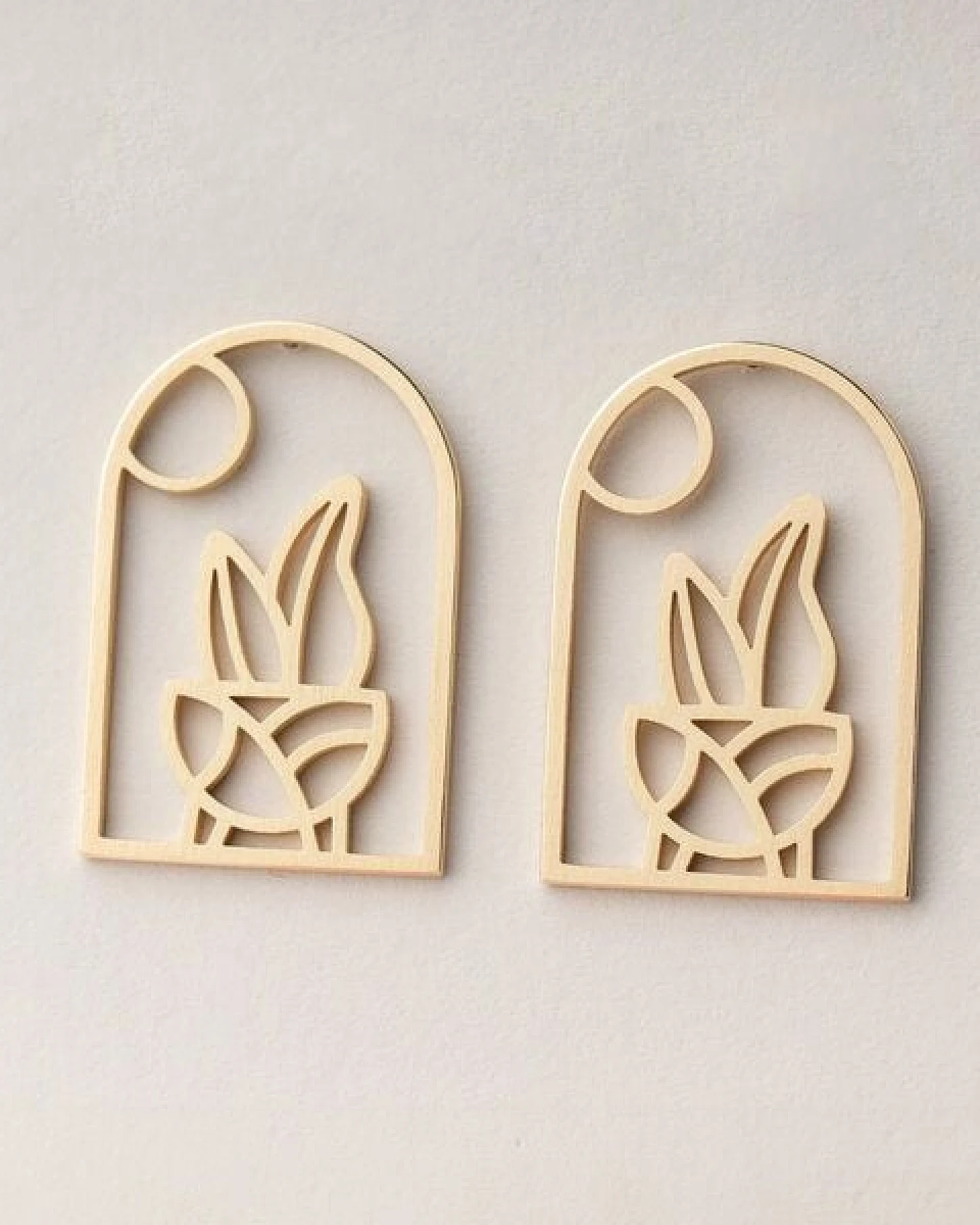 ChristinaPauls Slow jewellery Ohrstecker Planta in Silber oder Gold – Ansicht 4