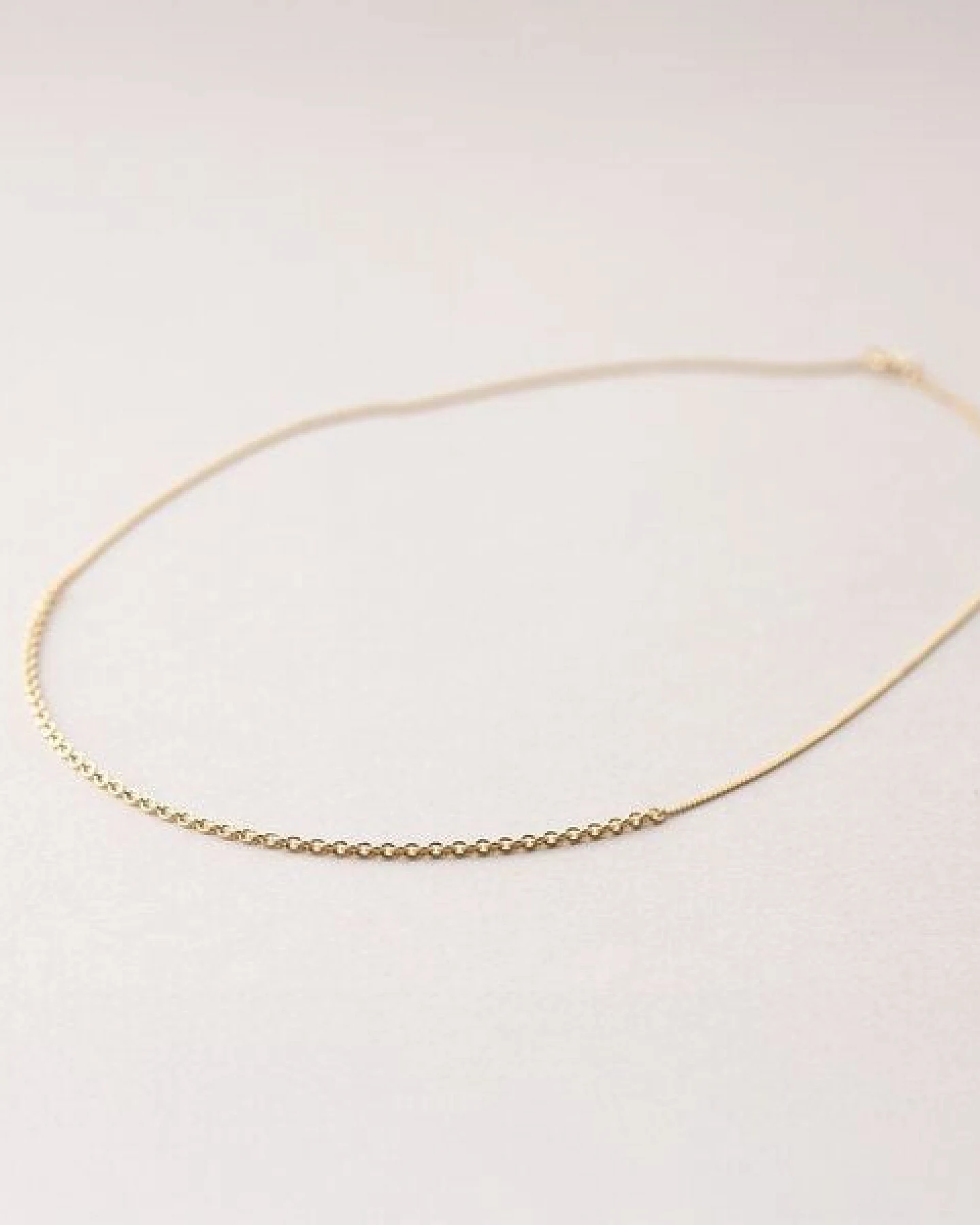 ChristinaPauls Slow jewellery Feine Gliederkette Mea in Gold und Silber – Ansicht 2