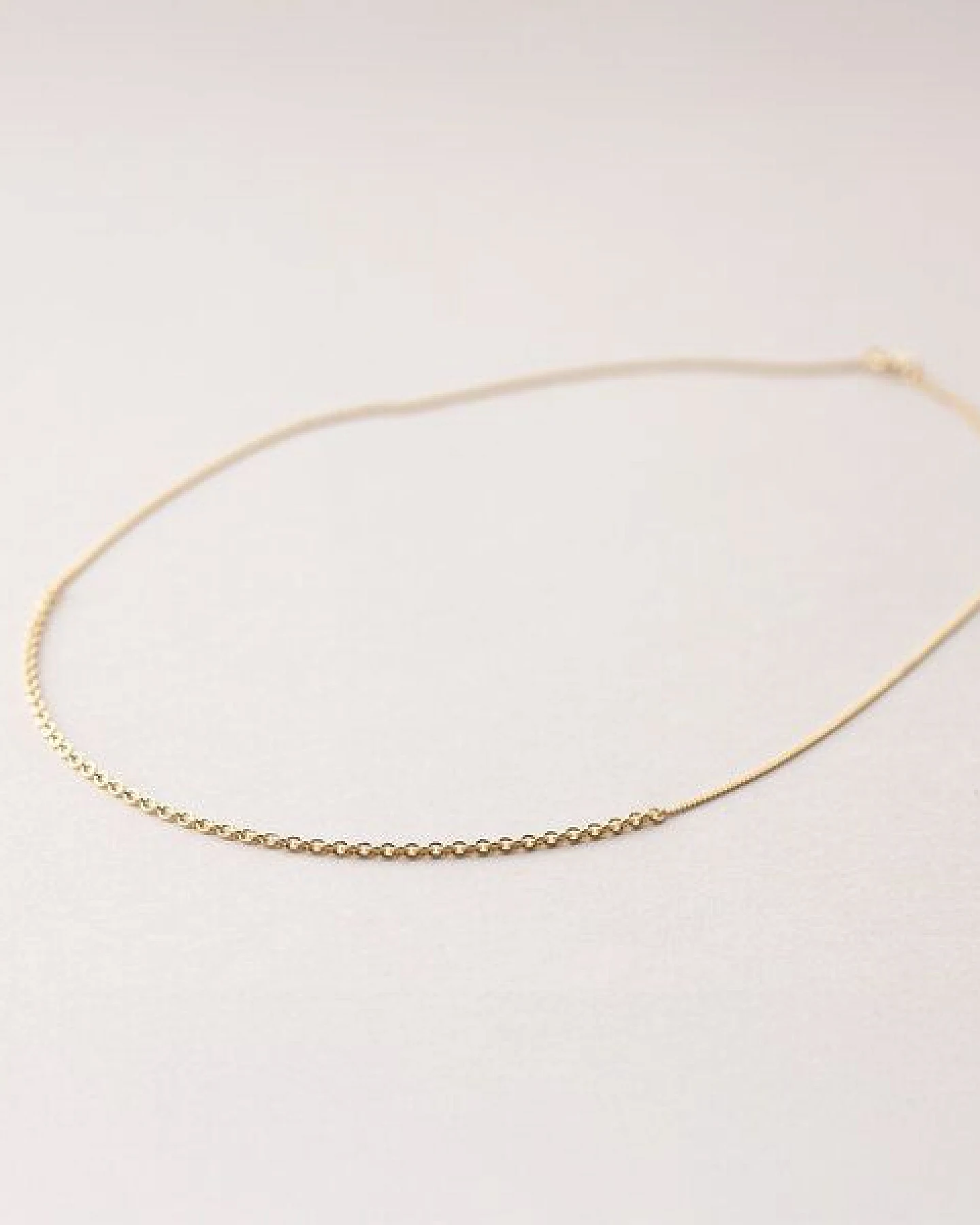 ChristinaPauls Slow jewellery Feine Gliederkette Mea in Gold und Silber – Ansicht 2