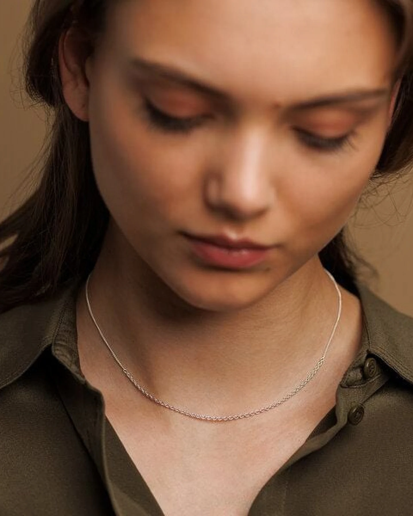 ChristinaPauls Slow jewellery Feine Gliederkette Mea in Gold und Silber – Ansicht 3