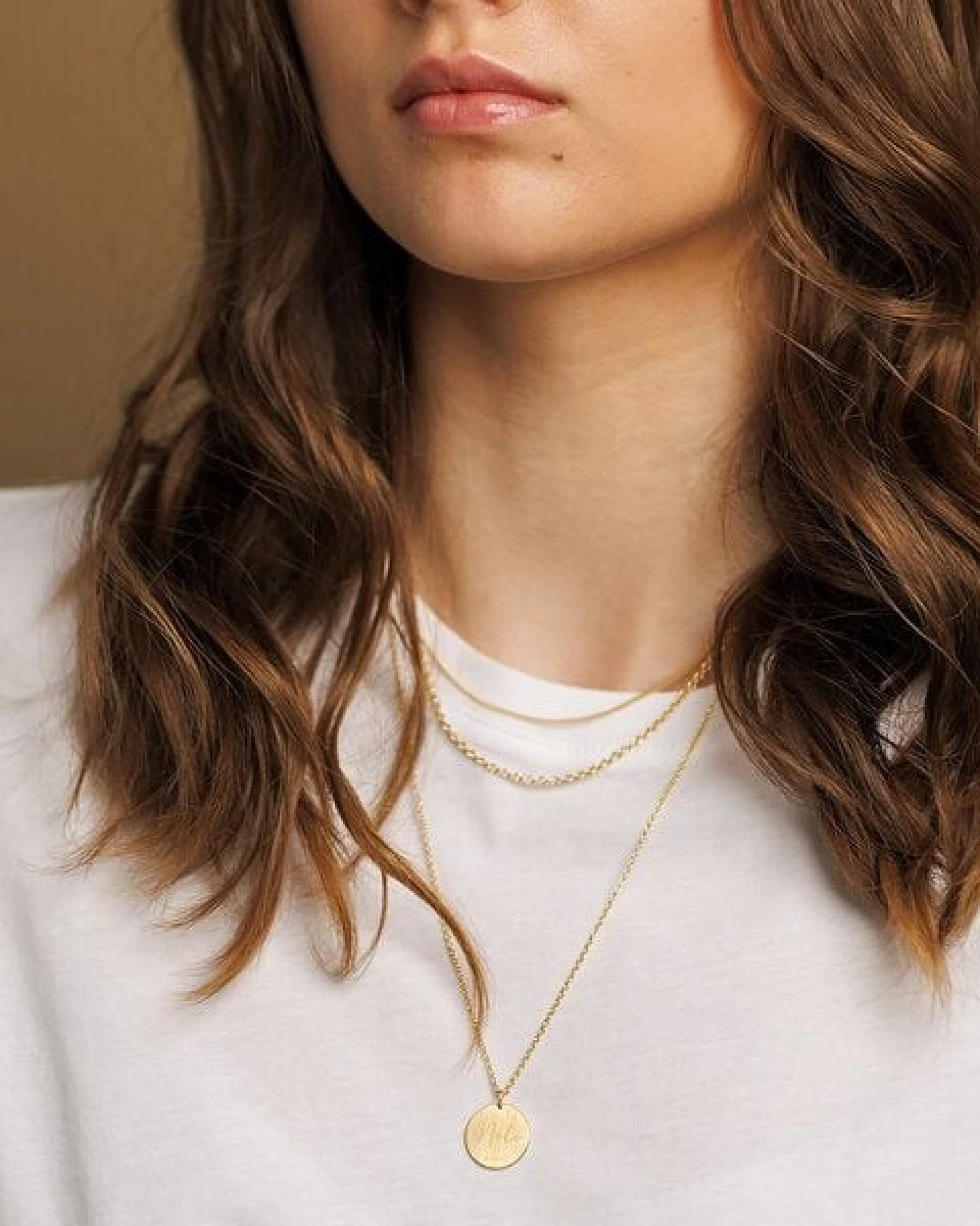 ChristinaPauls Slow jewellery Zarte doppelreihige Kette Mea in Gold und Silber – Ansicht 4