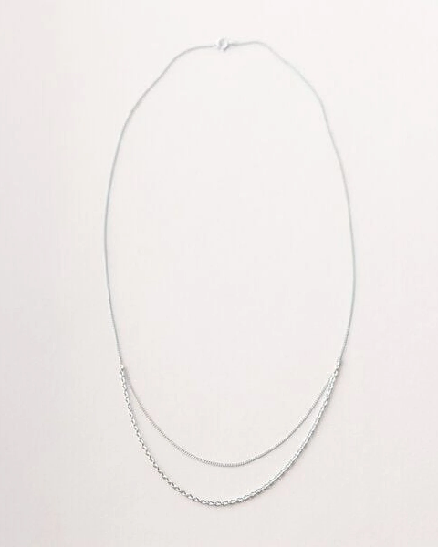 ChristinaPauls Slow jewellery Zarte doppelreihige Kette Mea in Gold und Silber – Ansicht 4