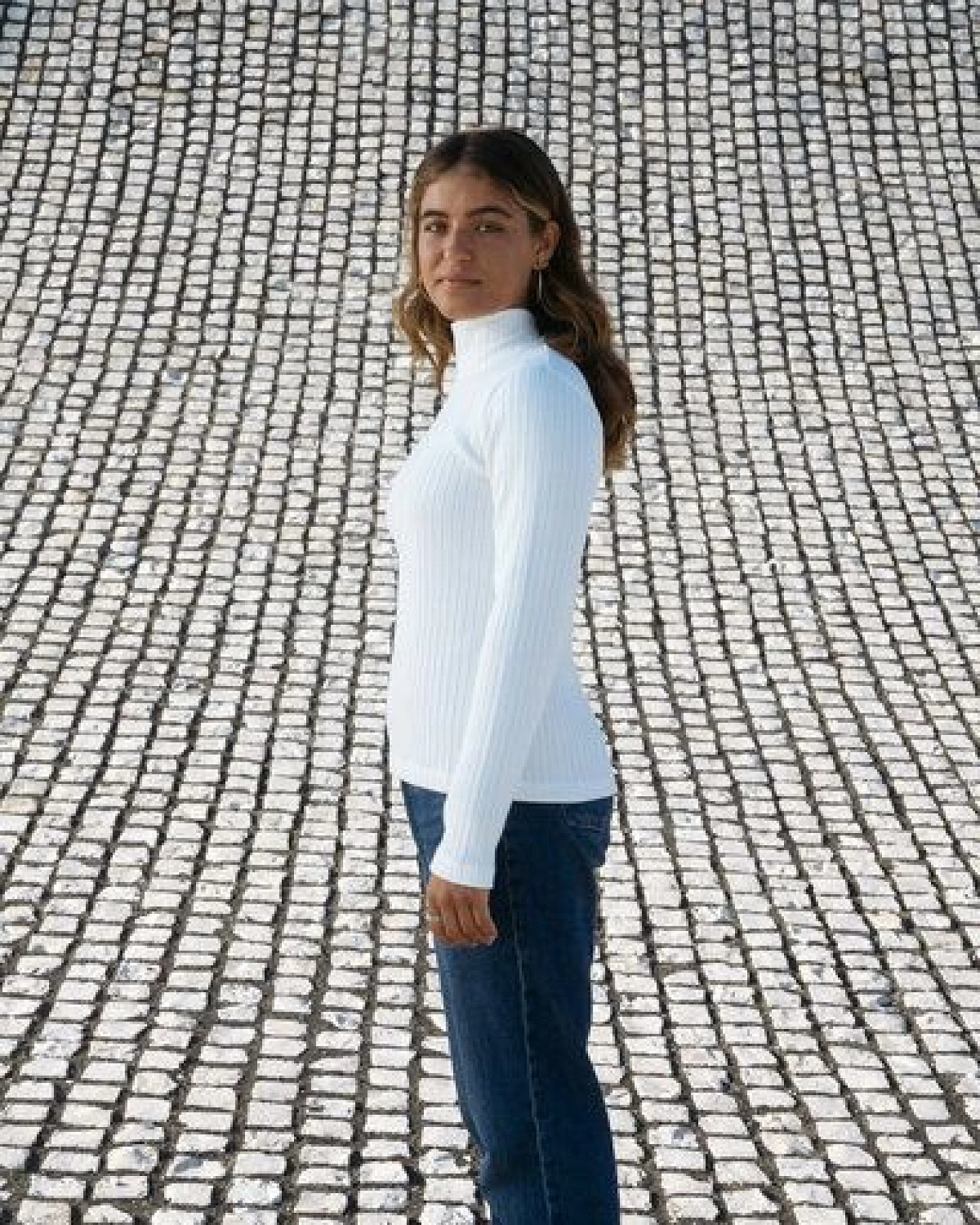 SOFO – Rib Longsleeve (Damen) aus Bio-Baumwolle (GOTS) von SALZWASSER – Ansicht 3