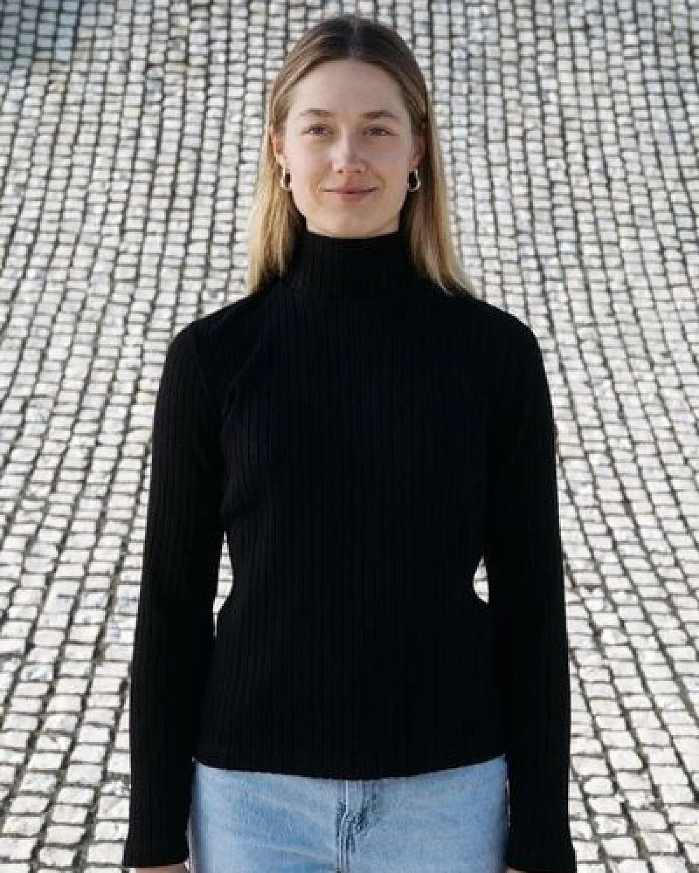 SOFO – Rib Longsleeve (Damen) aus Bio-Baumwolle (GOTS) von SALZWASSER – Ansicht 3