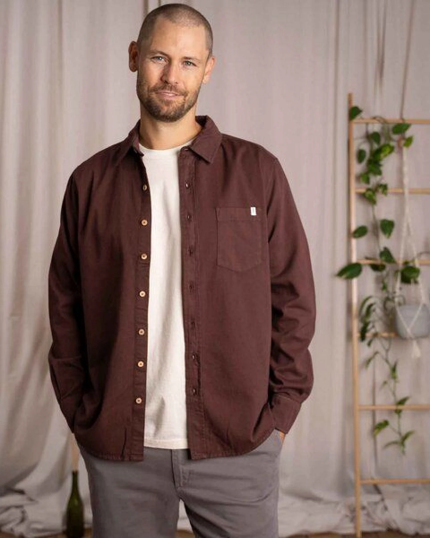 Vresh Clothing Vranklin - Hemd aus Biobaumwolle – Ansicht 4